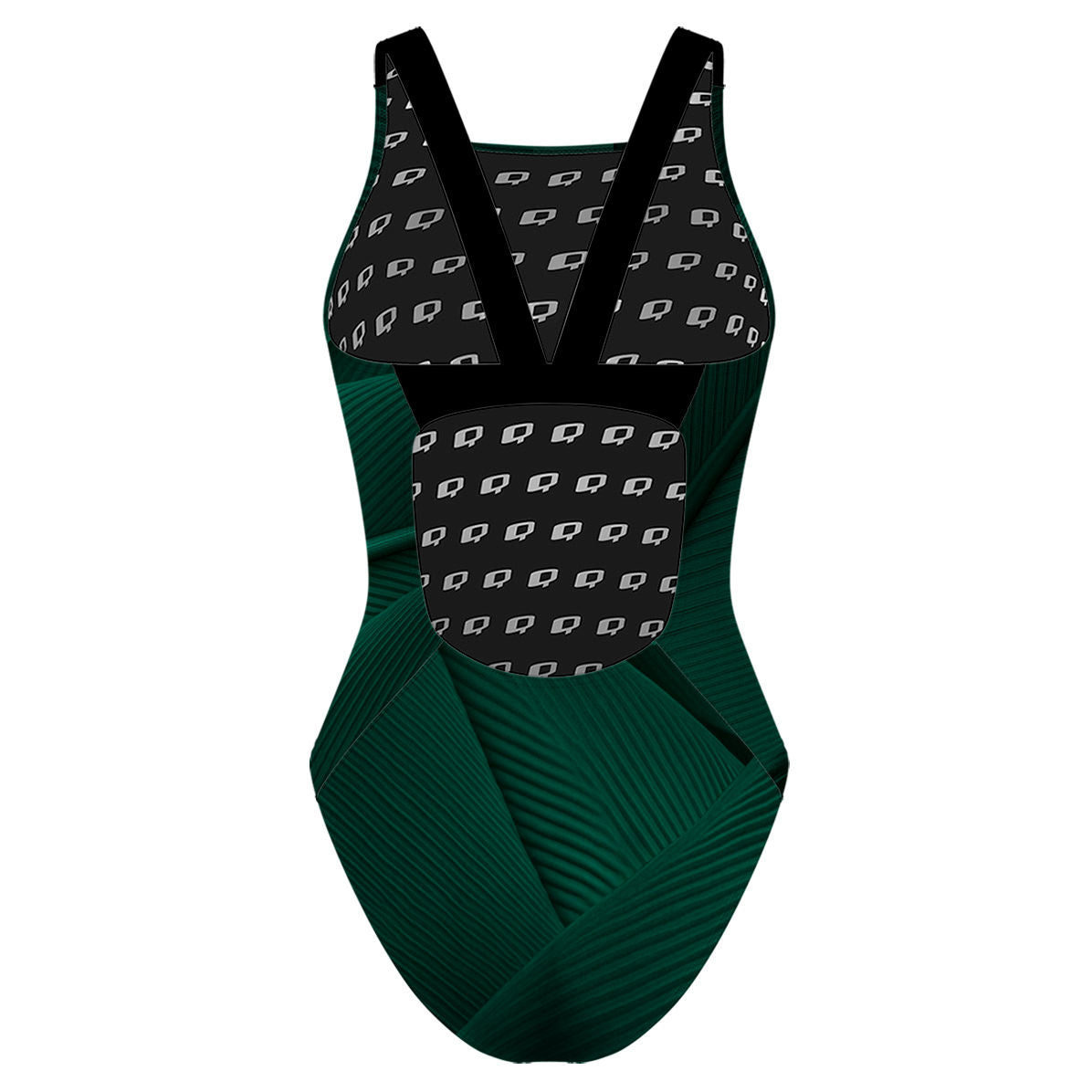 Green Feathers - Classic Strap Swimsuit