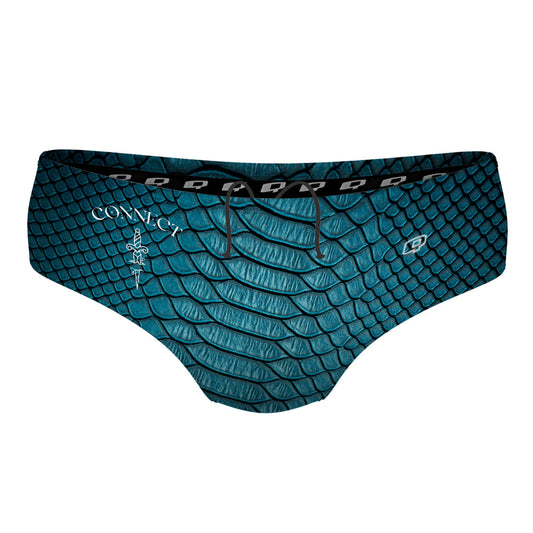 Connect Blue Snake - Traje de baño Brief Clasico