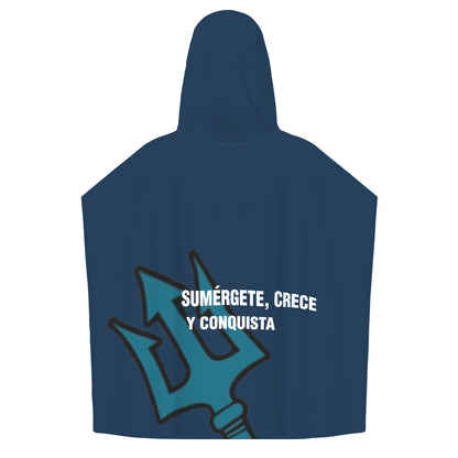 Poncho Poseidón - Personalized Kids Poncho Beach and Pool Towel