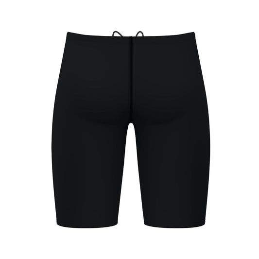 Solid Black - Solid Jammer Swimsuit