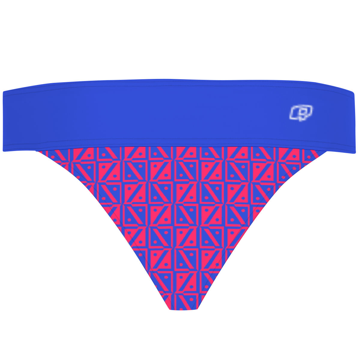 Diamond Grid - Bikini Bottom Demi Cheeky