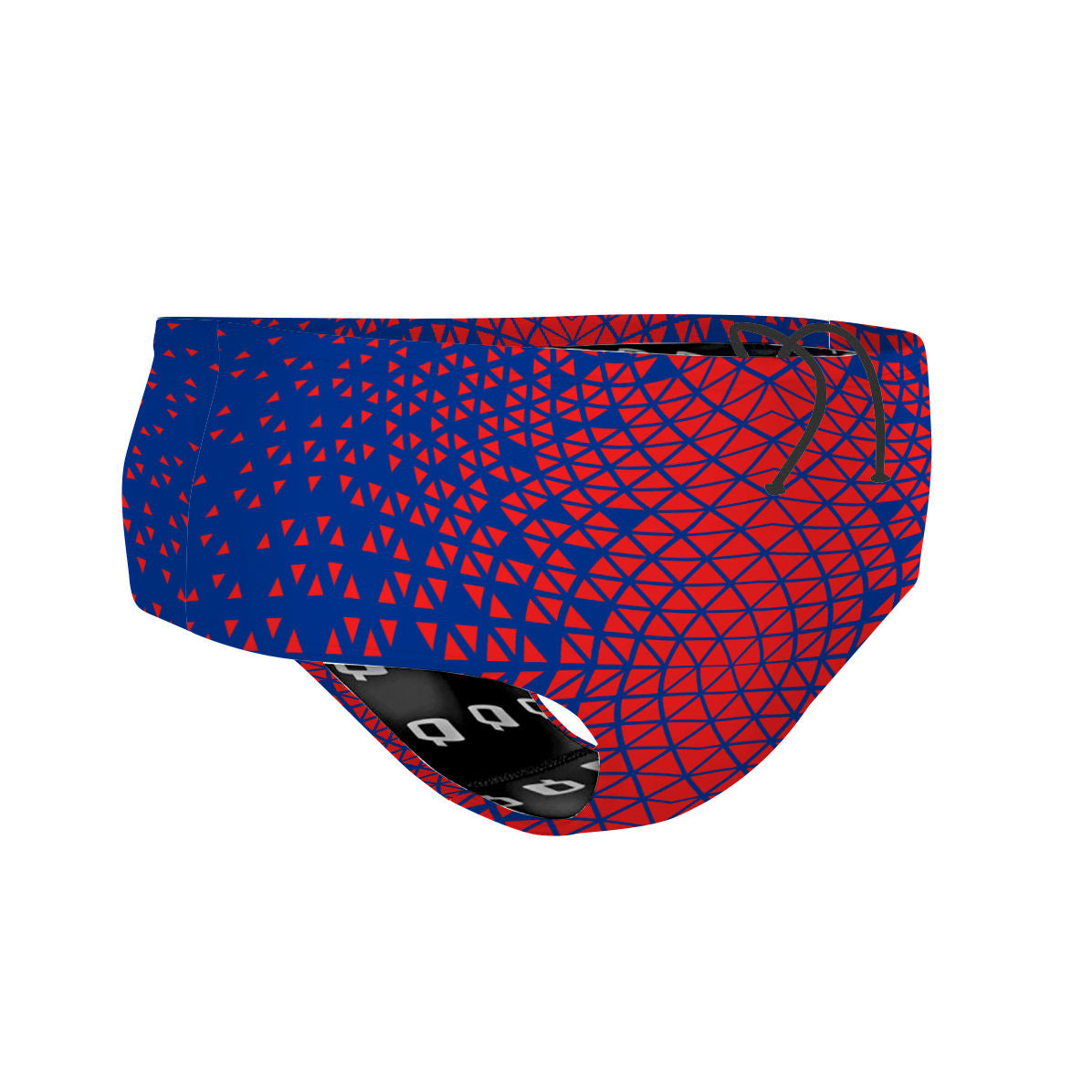 Blue/ Red Geometry - Classic Brief Swimsuit