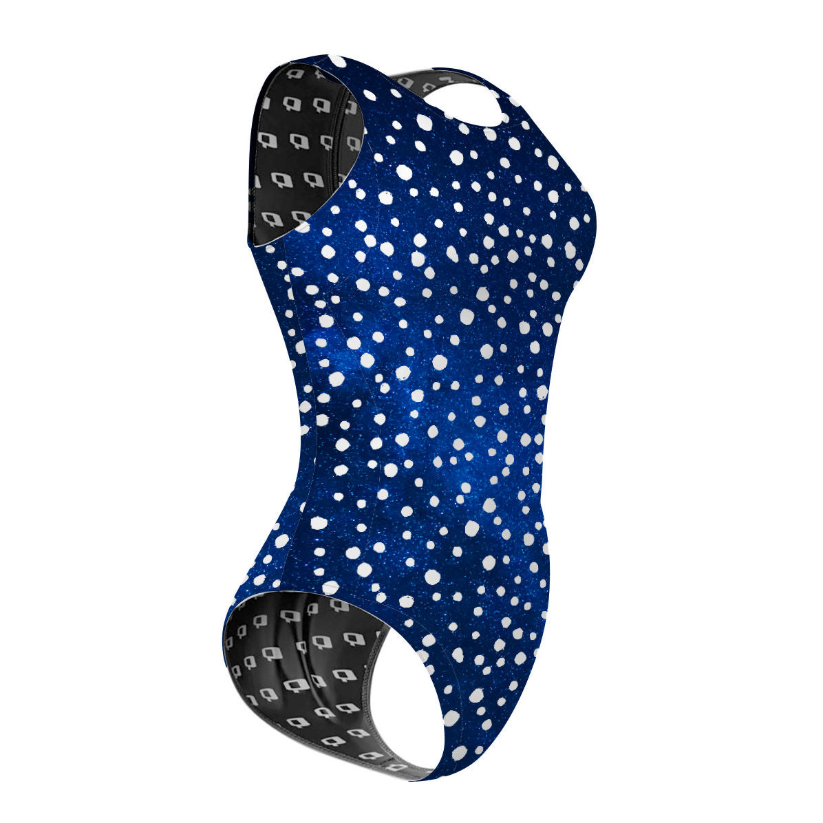 Dots - Women's Waterpolo Swimsuit Classic Cut