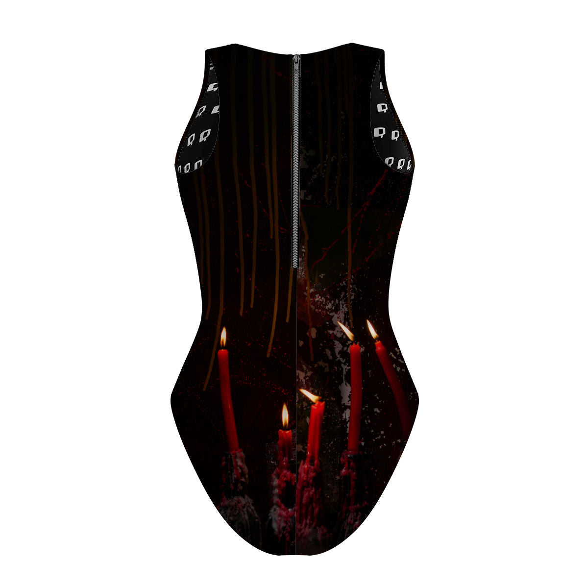 Catrina in Red - Women's Waterpolo Swimsuit Classic Cut