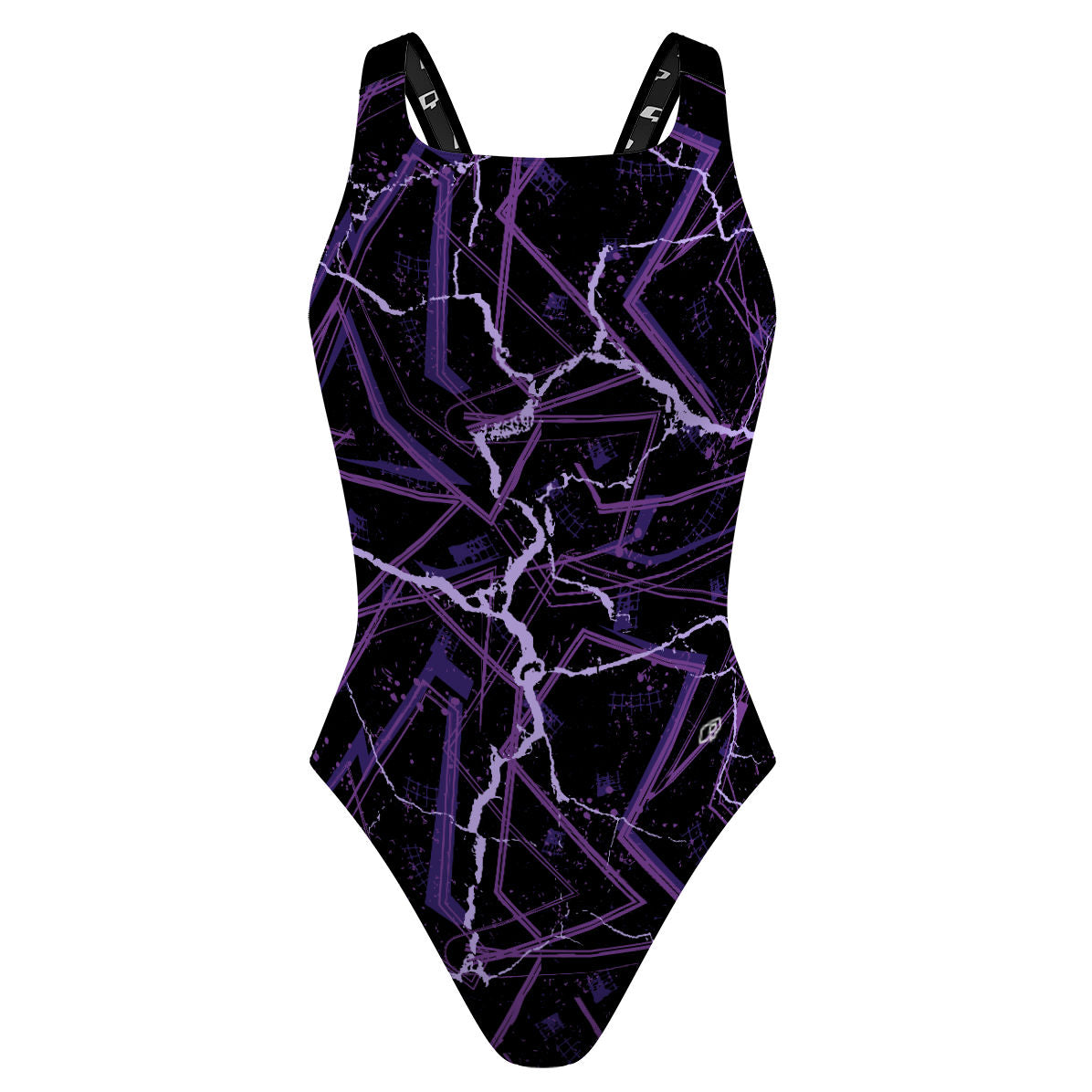Linepurple - Classic Strap Swimsuit