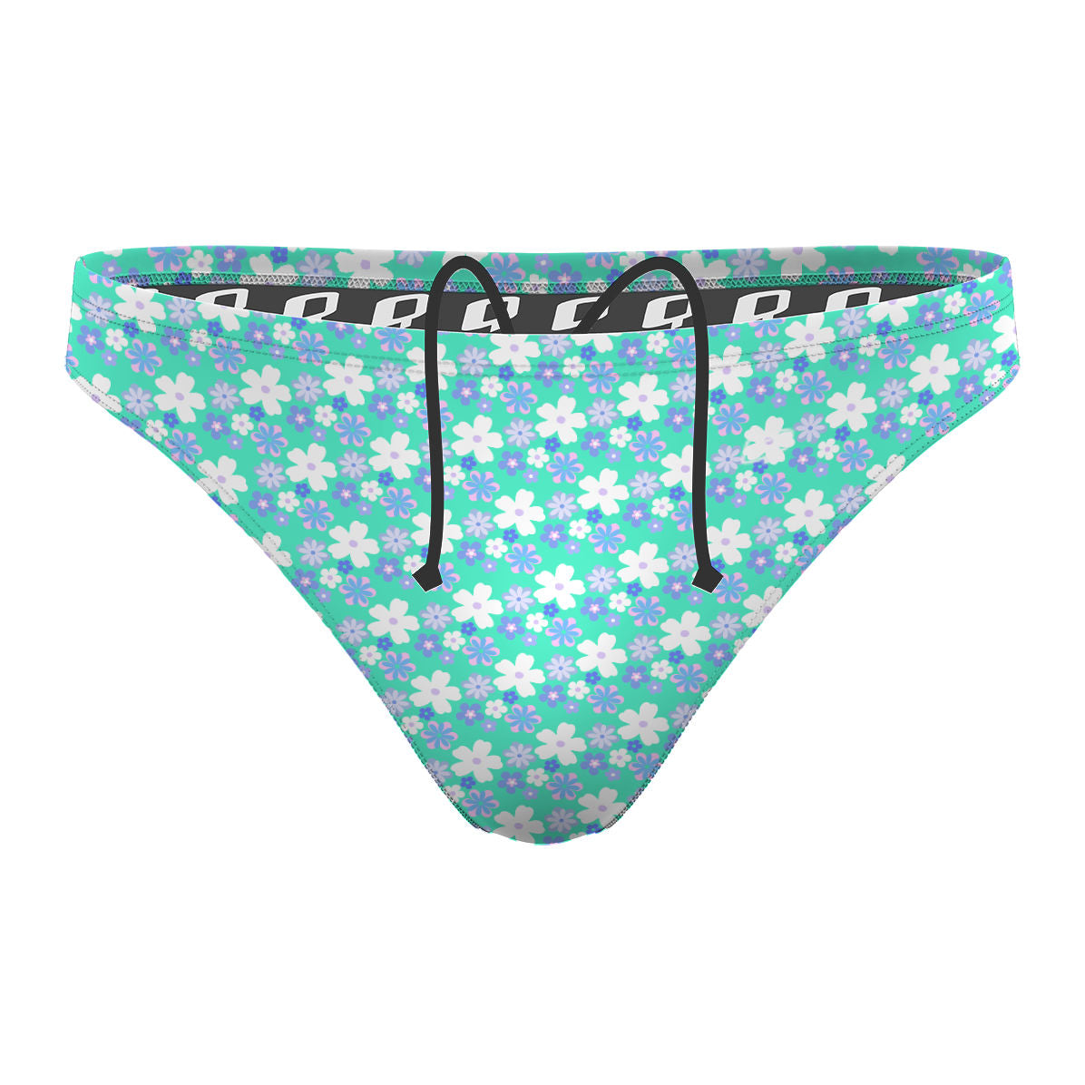 Flowers - Waterpolo Brief Swimsuit