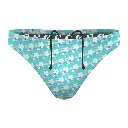 Flowers - Waterpolo Brief Swimsuit