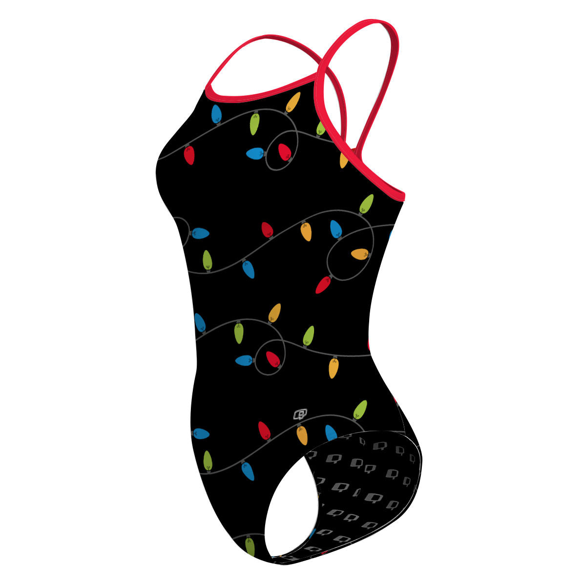 Christmas lights - Skinny Strap Swimsuit