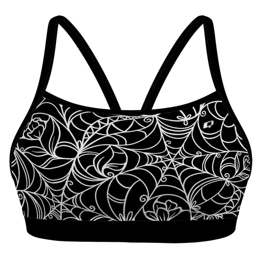 Spiderweb Temptation - Classic Sports Bikini Top