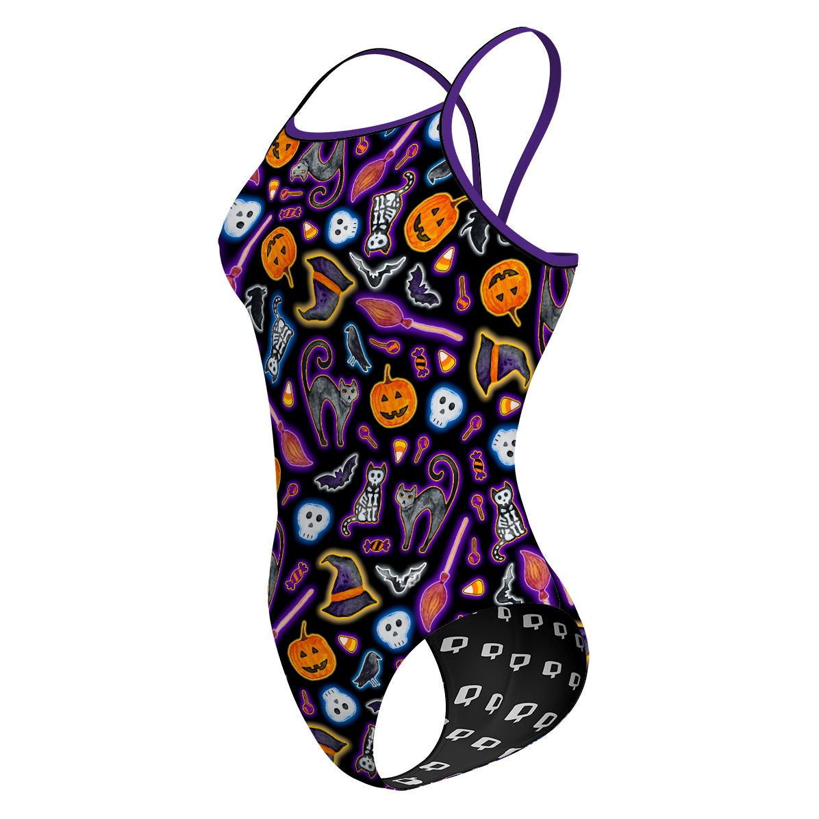 Halloween Trick or Treat - Sunback Tank Swimsuit