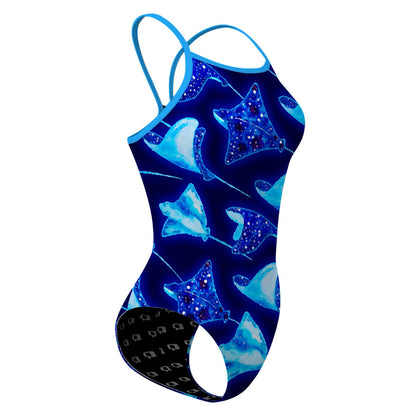Manta Rays - Skinny Strap Swimsuit
