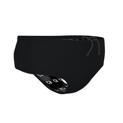 Solid Black - Solid Classic Brief Swimsuit
