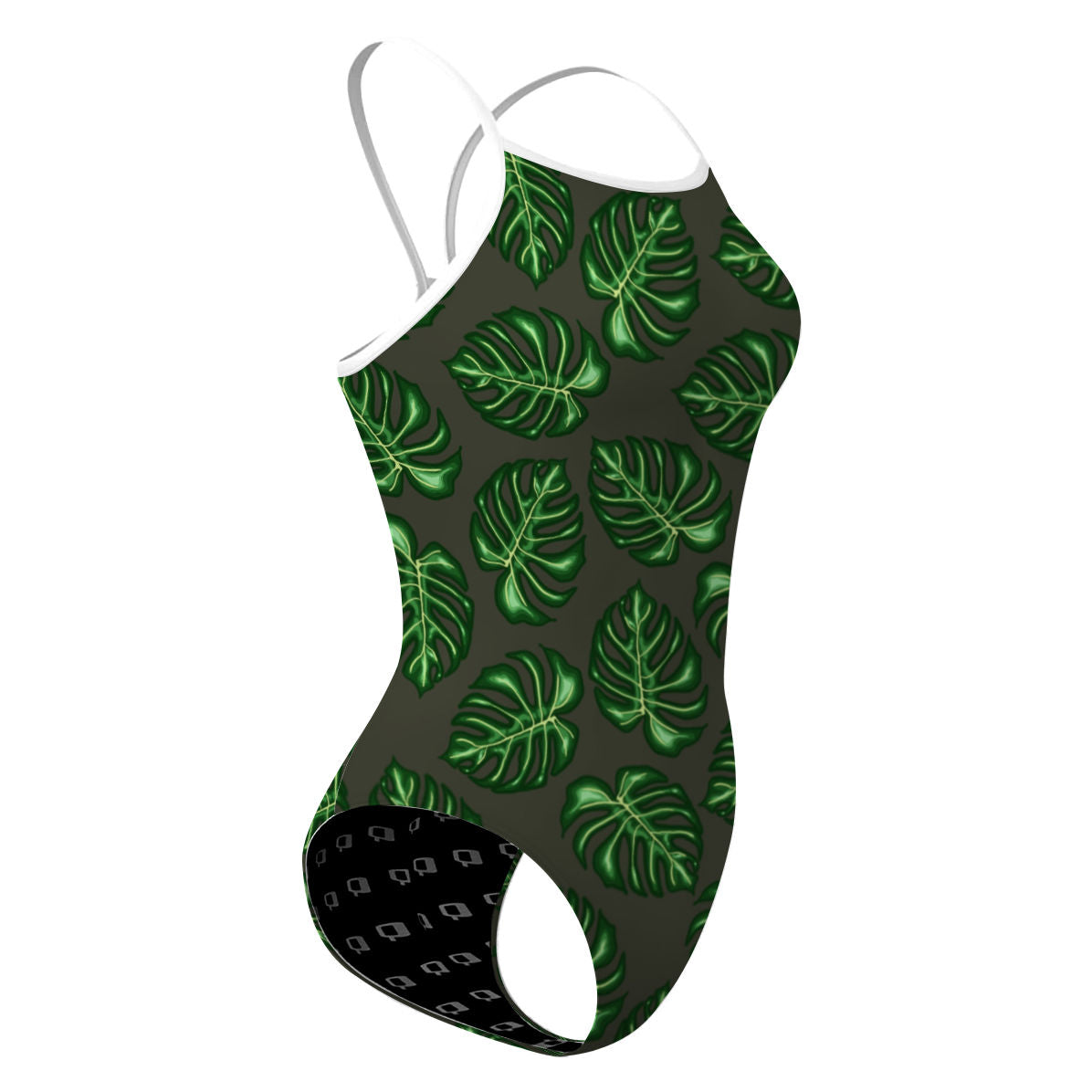 VividGreen - Skinny Strap Swimsuit
