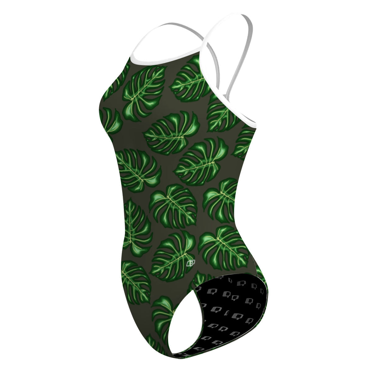 VividGreen - Skinny Strap Swimsuit
