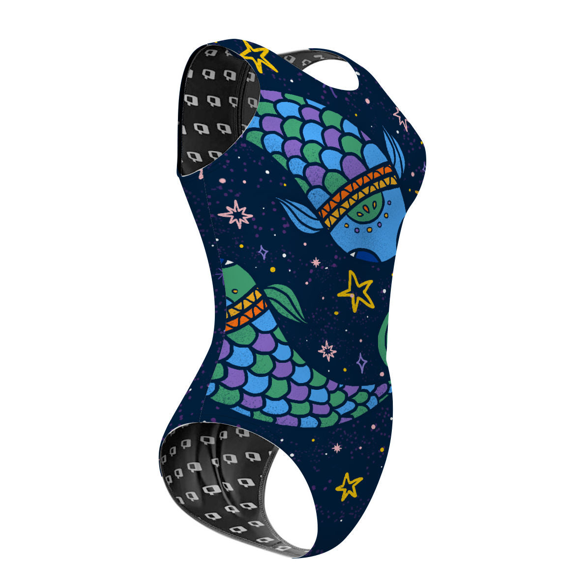 Pisces - Women's Waterpolo Swimsuit Classic Cut