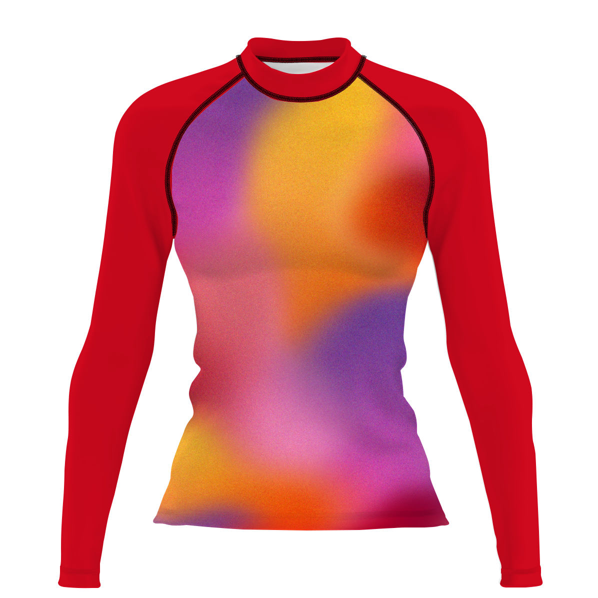 Blended movement - Surf Rash Guard UPF50+ de Manga Larga para Mujer
