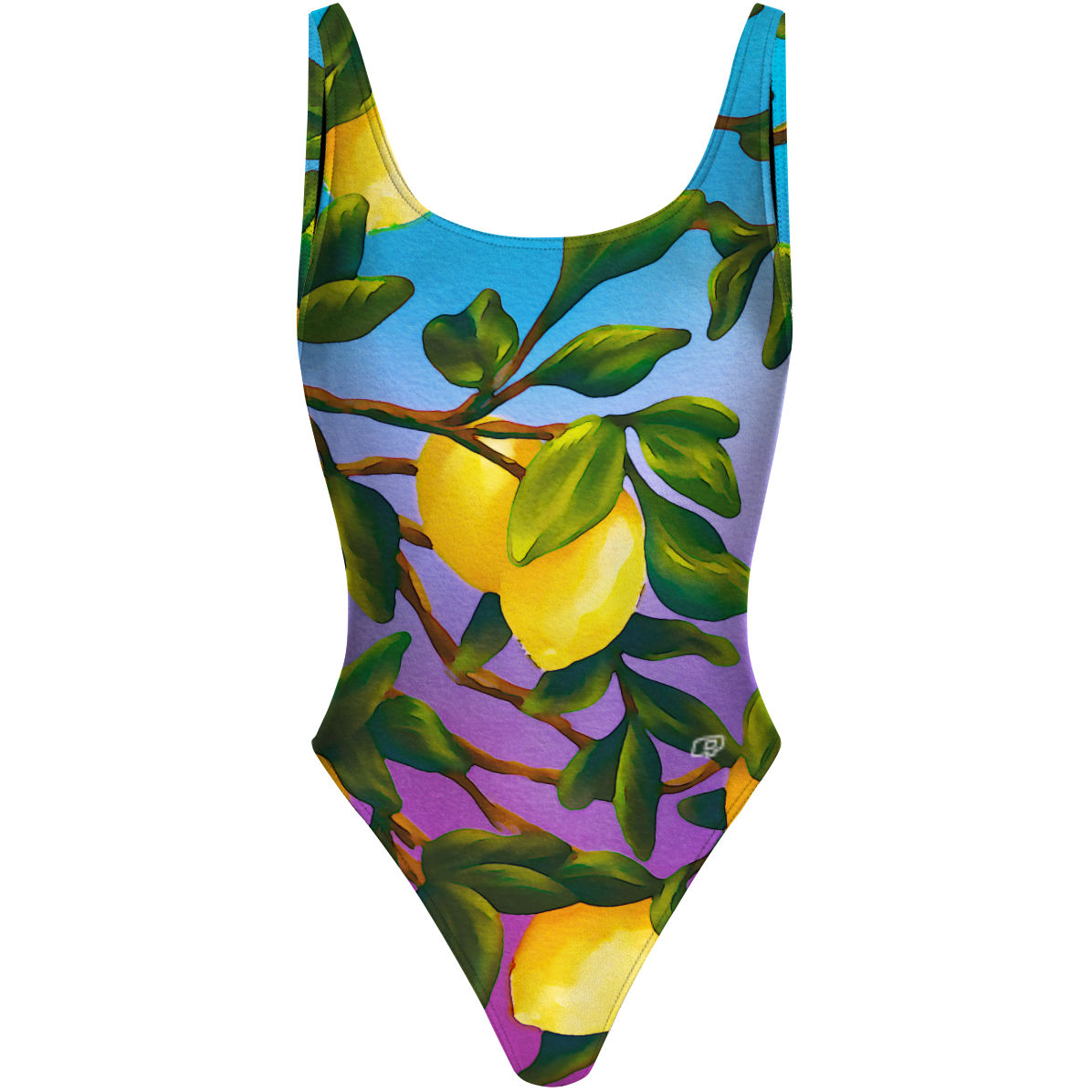 Lemon Squeeze - Traje de Baño High Hip de una pieza