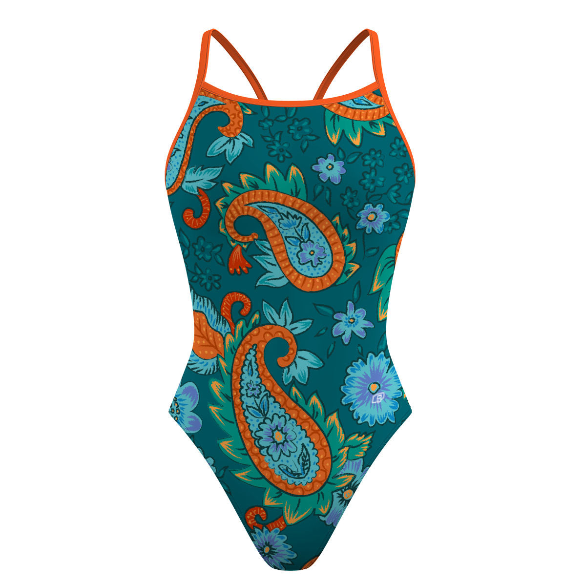 Kashmiri Paisleys - Traje de baño Skinny strap