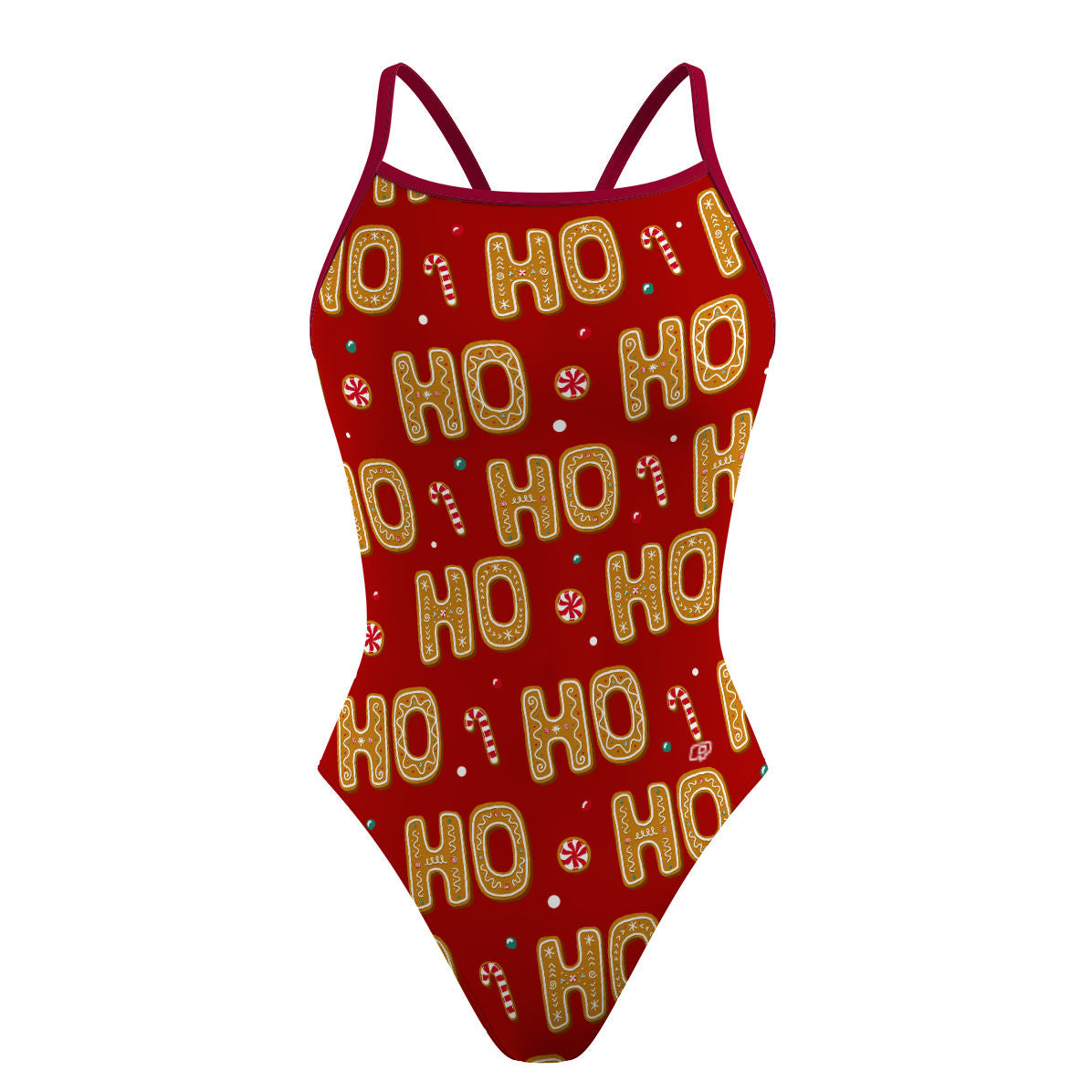Cookie Ho Ho Ho - Sunback Tank Swimsuit