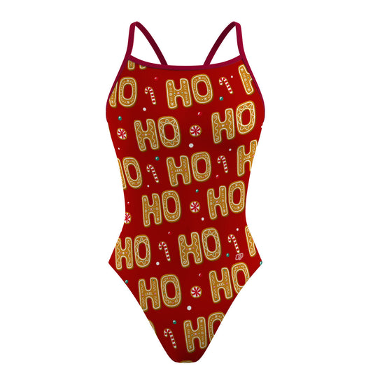 Cookie Ho Ho Ho - Sunback Tank Swimsuit