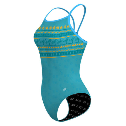 Banana palm - Skinny Strap Swimsuit