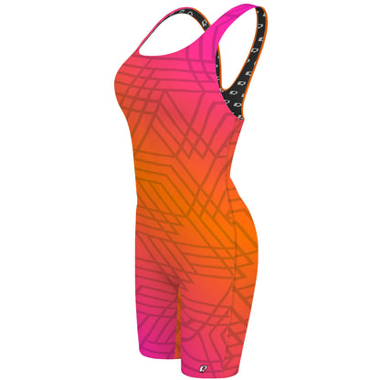 Solar Flare - Classic Strap Long Knee Women Jammer