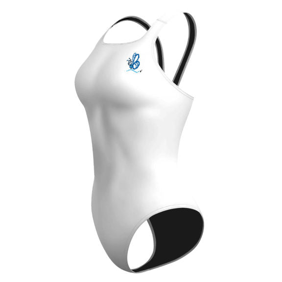 blue bee 1 - Traje de Baño Classic Strap Sólido - PERSONALIZADO