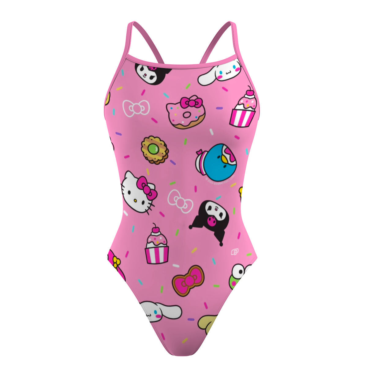 Kitty traje rosa - Traje de Baño Sunback Tank