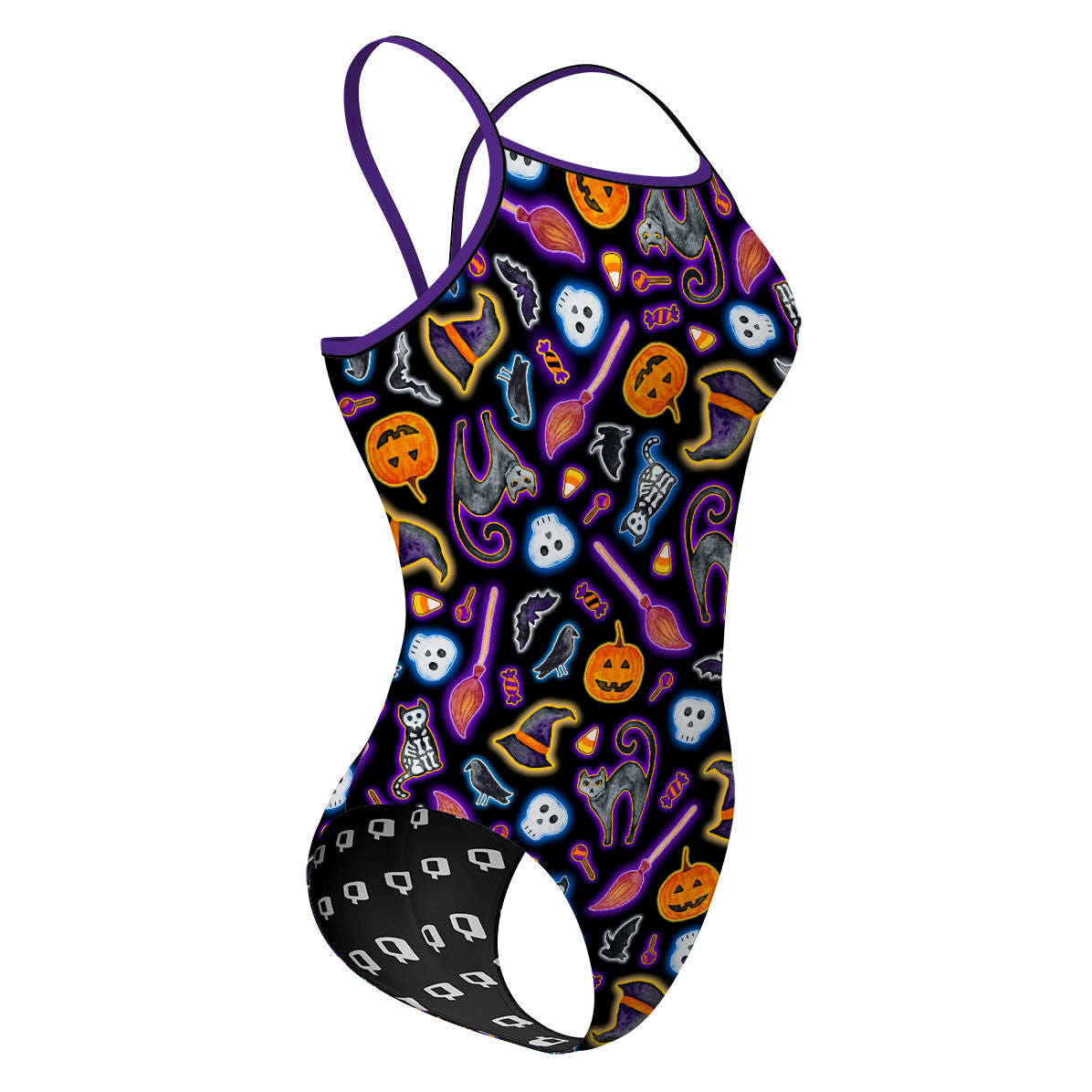 Halloween Trick or Treat - Sunback Tank Swimsuit