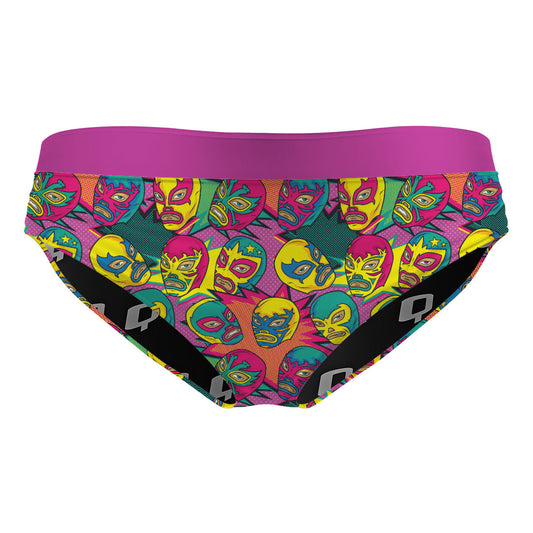 Comic Wrestling Masks - Classic Sports  Bikini Bottom