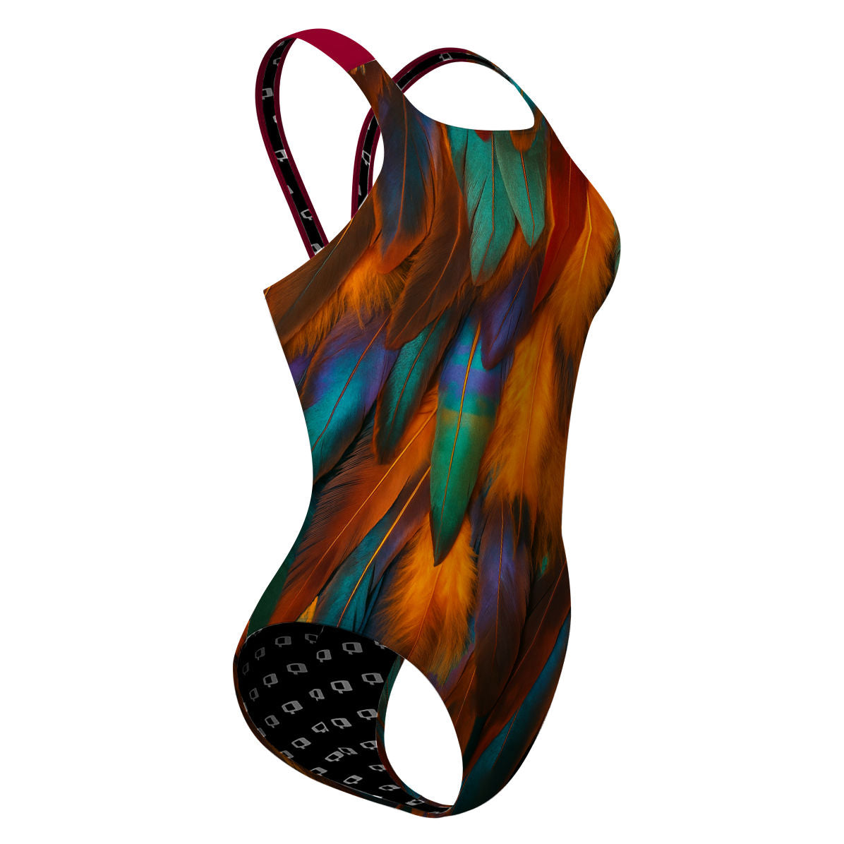 Fiery Bird - Classic Strap Swimsuit