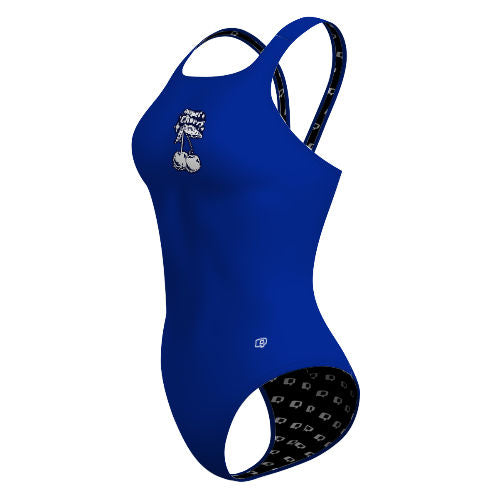 Cherry Cute - Solid Classic Strap Swimsuit