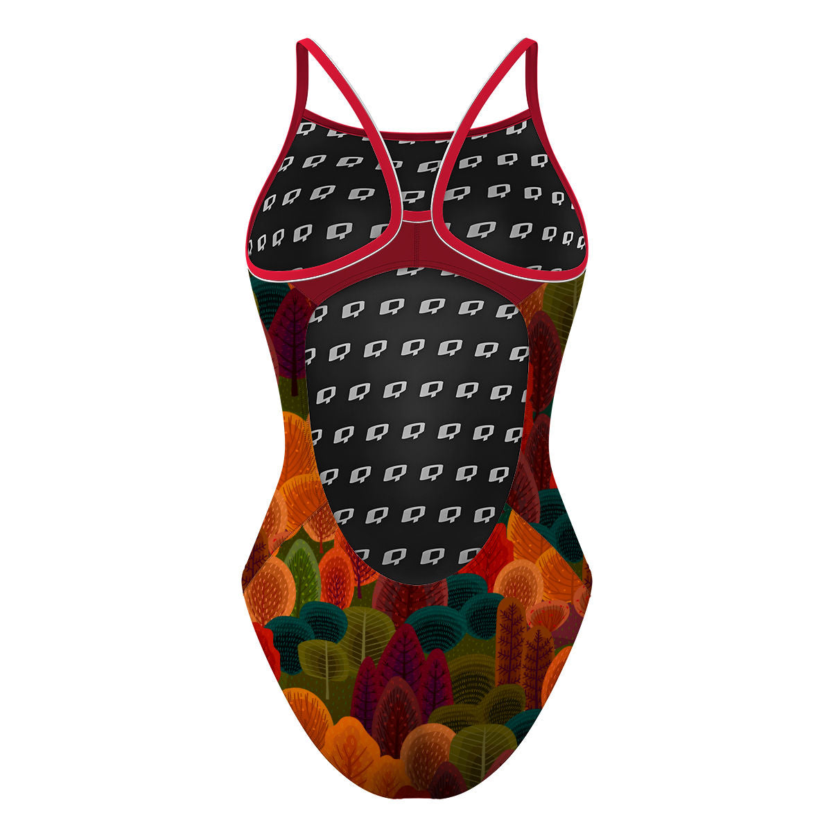 Colorful Trees - Skinny Strap Swimsuit