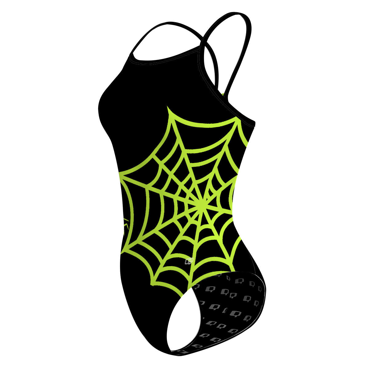 Neon Web - Skinny Strap Swimsuit