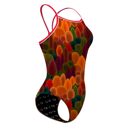 Colorful Trees - Skinny Strap Swimsuit