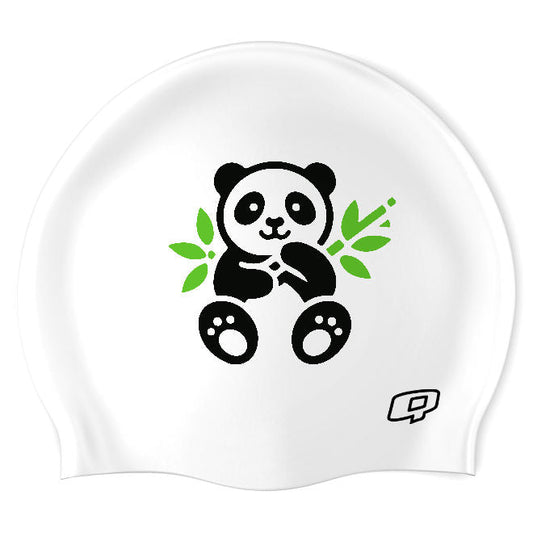 Panda - Silicone Swimming Cap