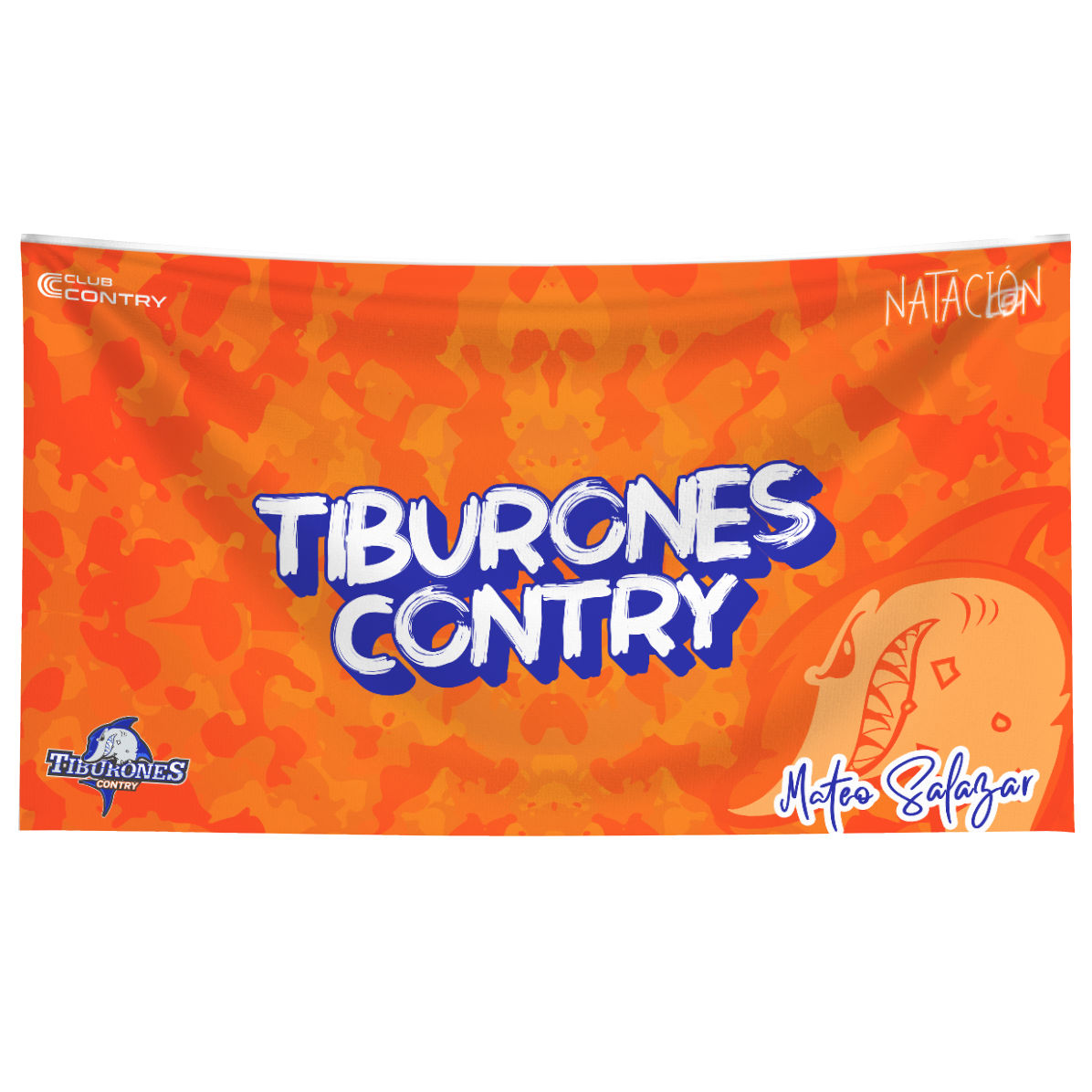 Toalla Tiburones Contry - Microfiber Swim Towel