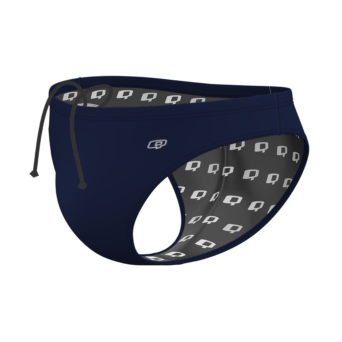 Solid Navy - Solid Waterpolo Brief Swimsuit