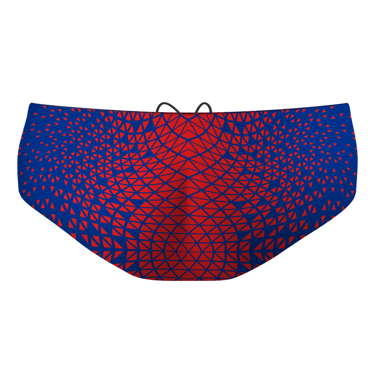 Blue/ Red Geometry - Classic Brief Swimsuit