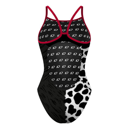 Cruella de Vil - Skinny Strap Swimsuit