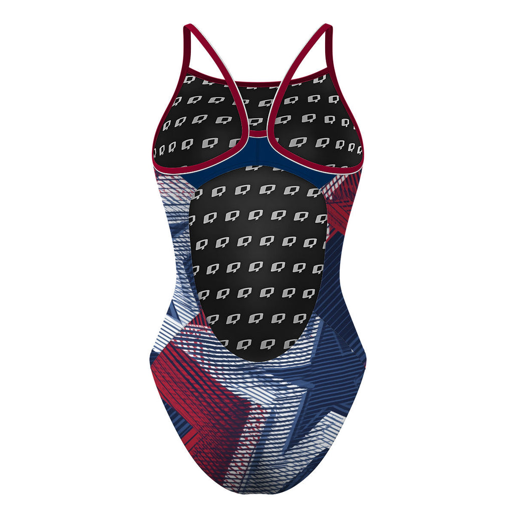 Stars Before Sunset - Skinny Strap Swimsuit