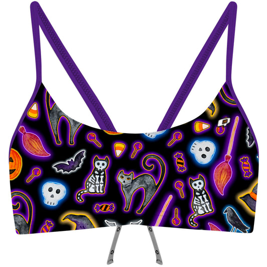 Halloween Trick or Treat - Bandeau Bikini Top