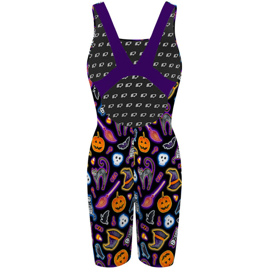 Halloween Trick or Treat - Classic Strap Long Knee Women Jammer