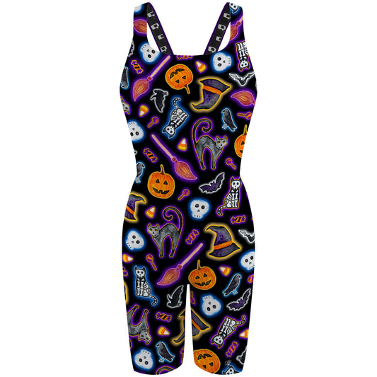 Halloween Trick or Treat - Classic Strap Long Knee Women Jammer