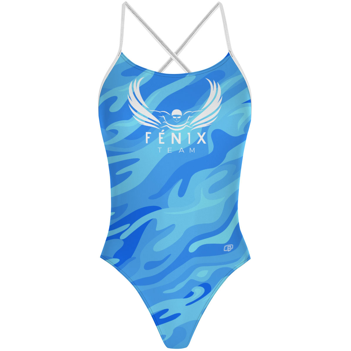 Fenix Team blue tiras - "X" Back Swimsuit