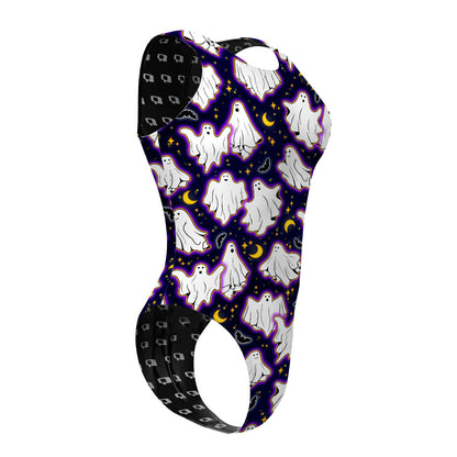 Boo-Tiful Night - Women's Waterpolo Swimsuit Cheeky Cut