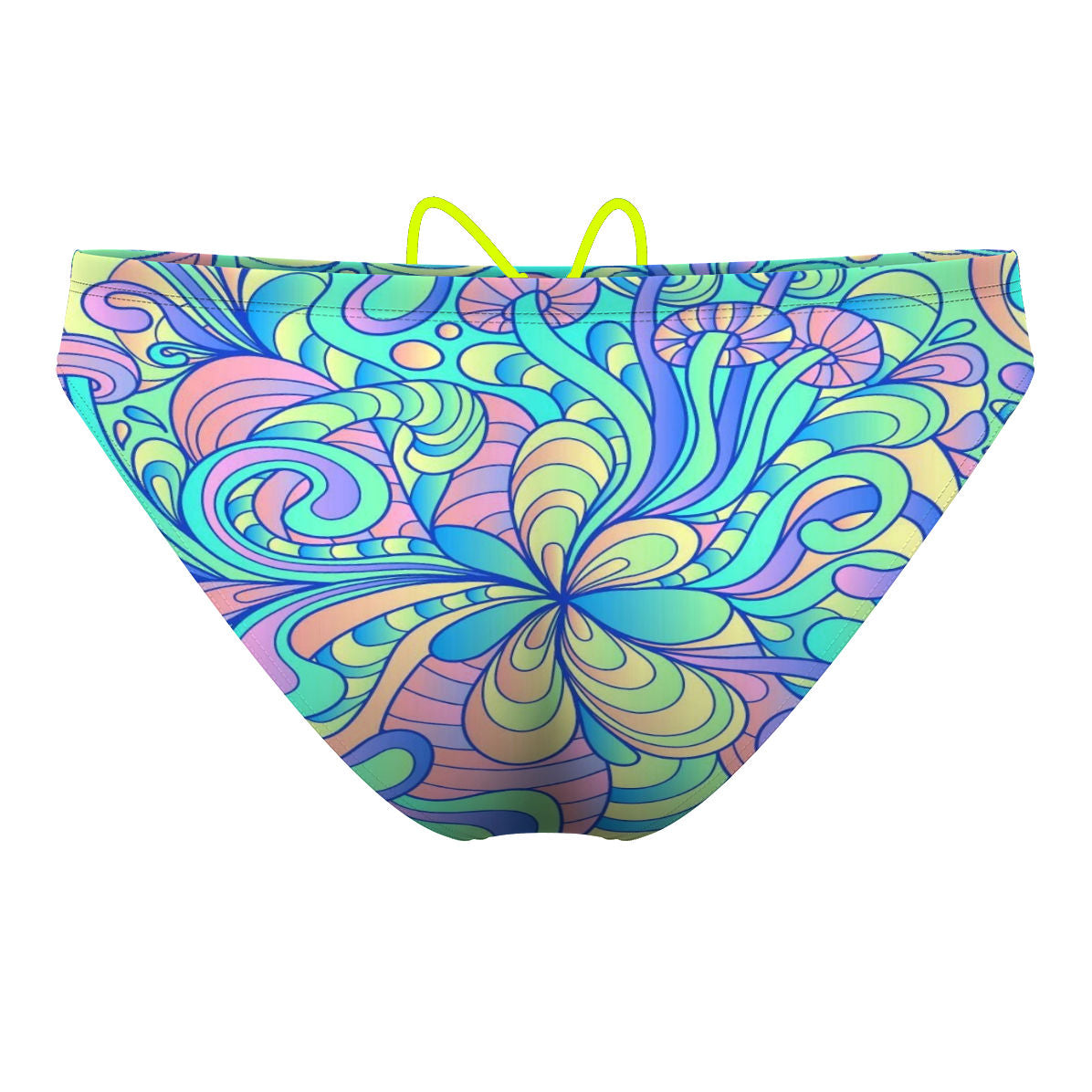 Rainbow Mushrooms - Waterpolo Brief Swimsuit