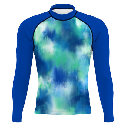 Abstract Particles - Surf Rash Guard UPF50+ de Manga Larga para Hombre