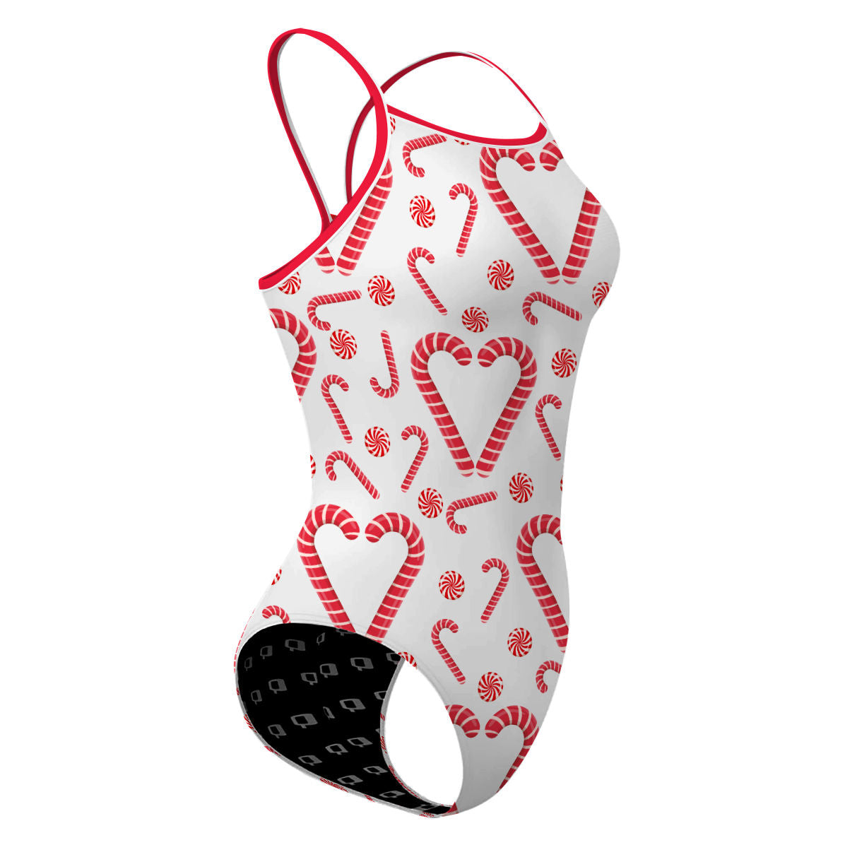 Candy canes - Skinny Strap Swimsuit