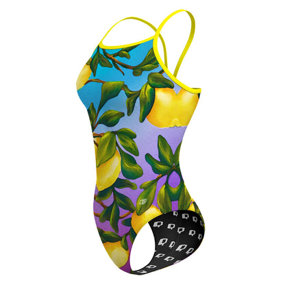 Lemon Squeeze - Traje de Baño Sunback Tank